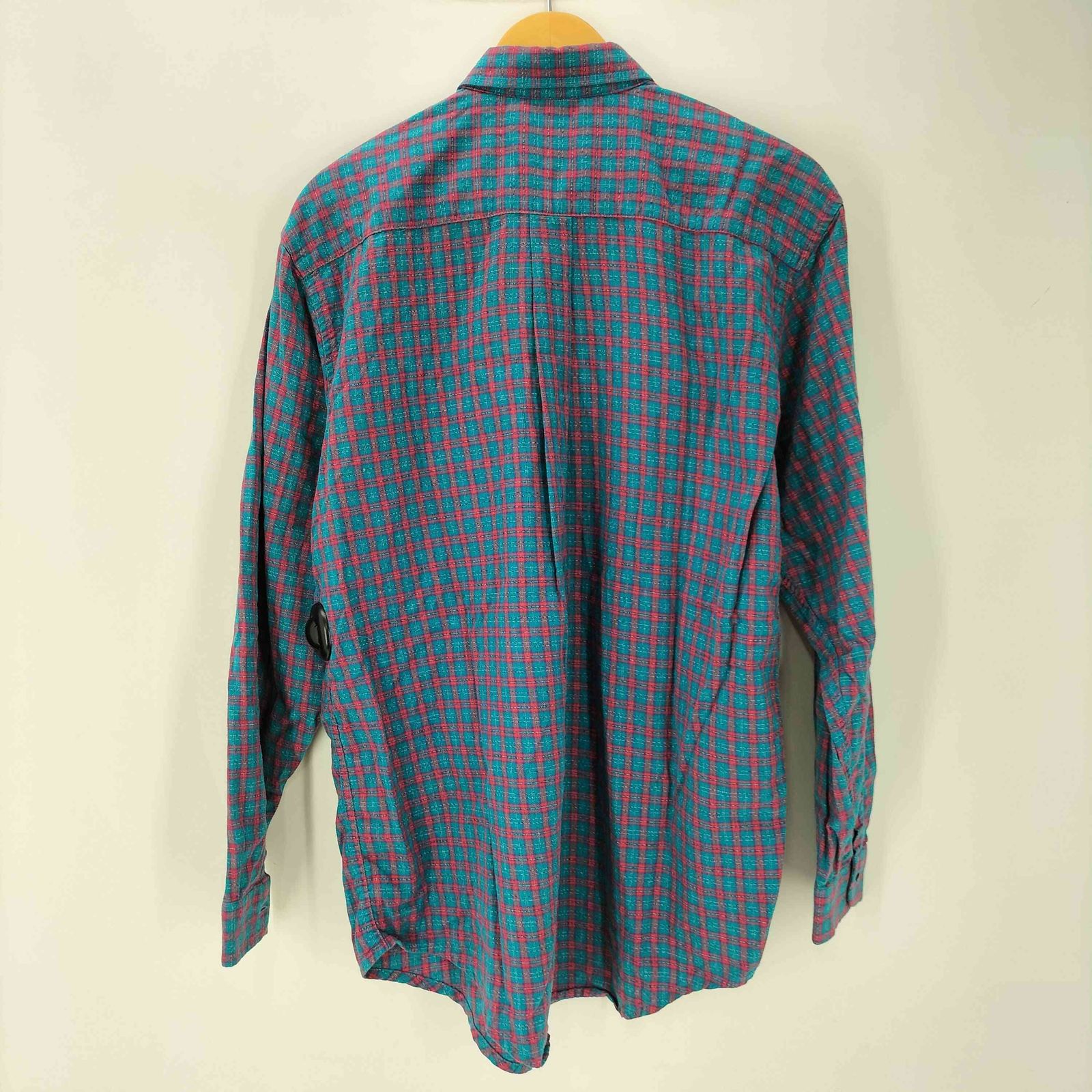 パタゴニア patagonia 90-00S ポルトガル製 タータンチェック L S フランネル シャツ メンズ import M