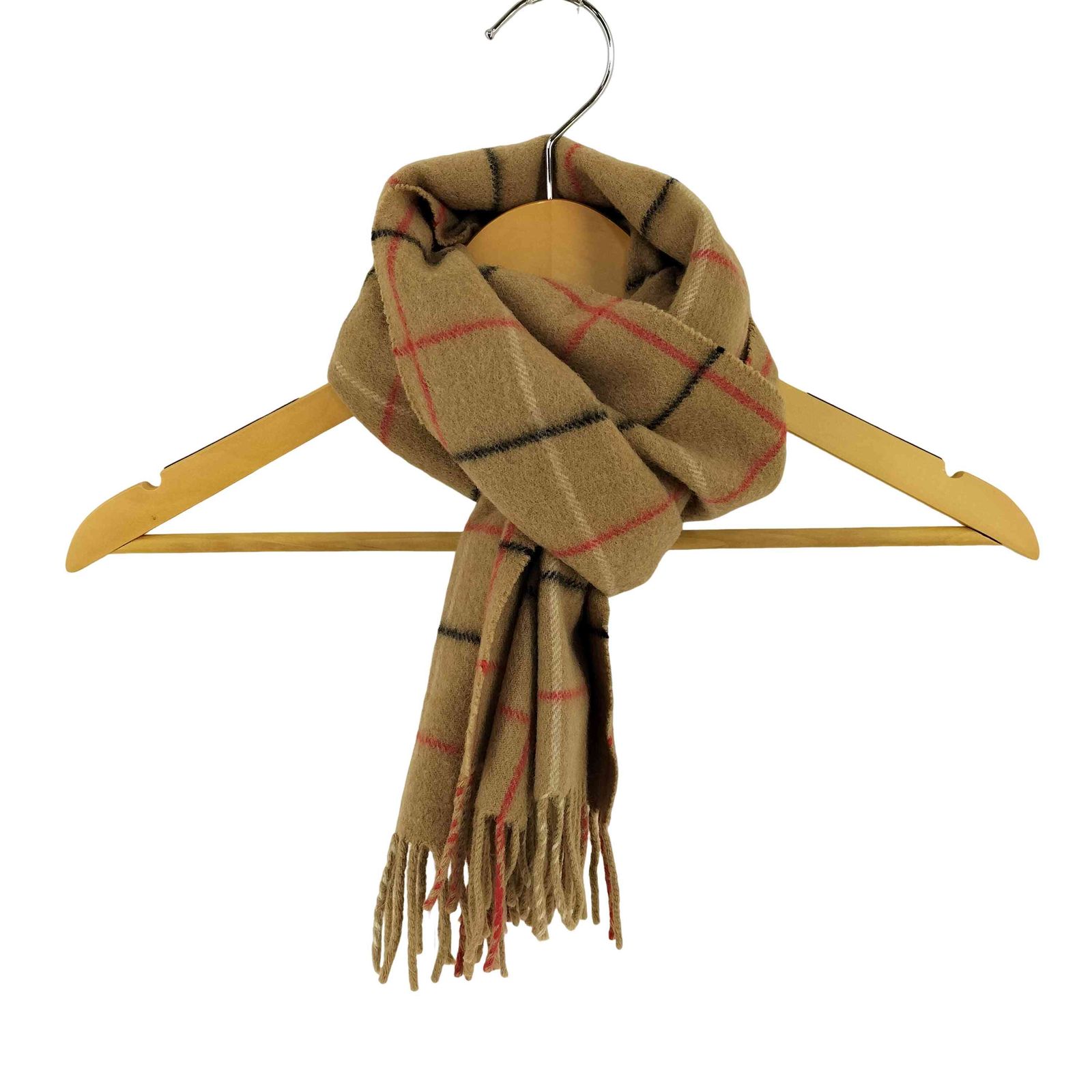 バーバリーズ BURBERRYS カシミヤ チェック マフラー メンズ 表記無