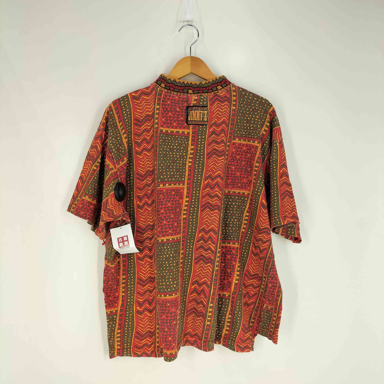 ユーズドフルギ 古着 JIMMYS 80S 1984コピーライト 総柄 S S カットソー メンズ 表記無