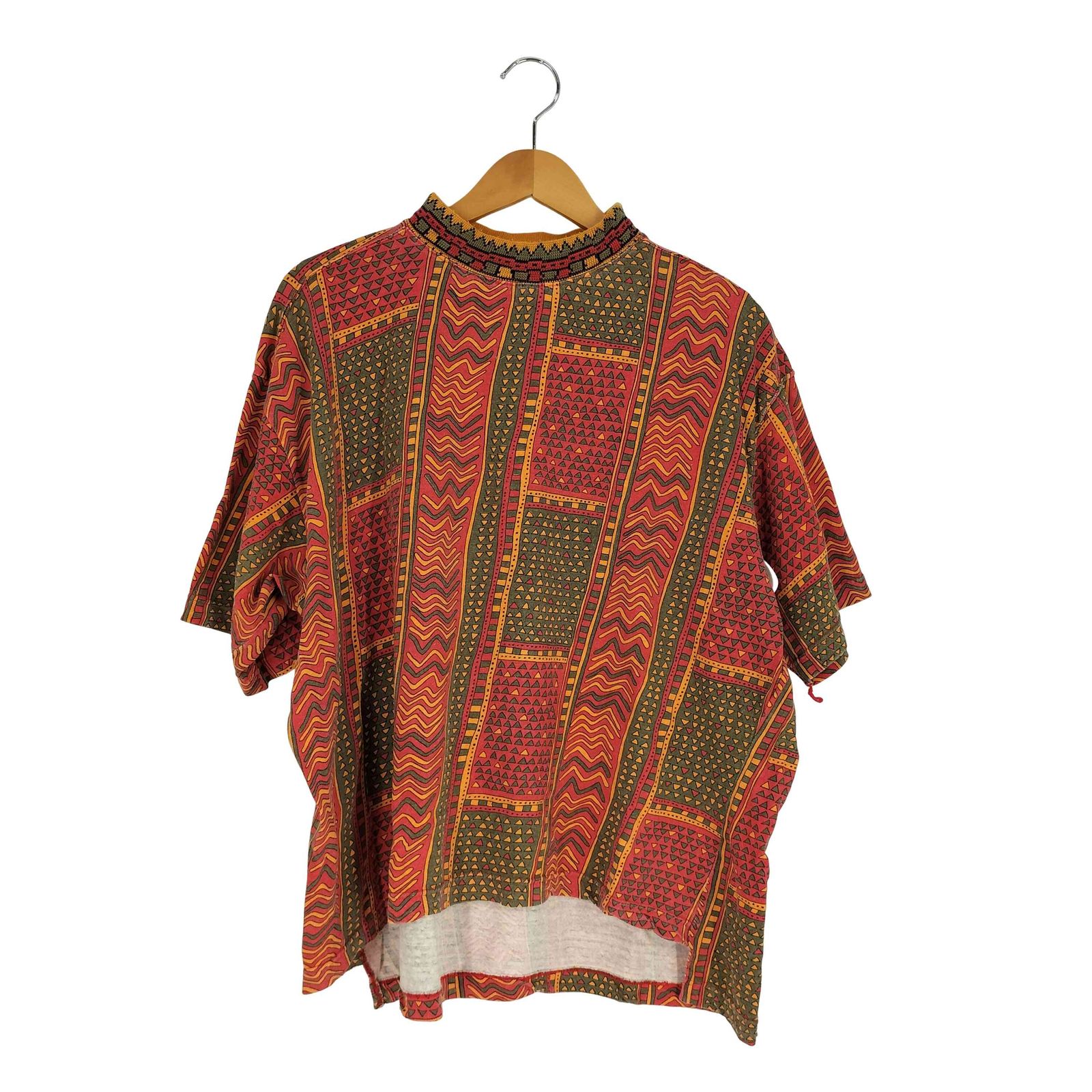 ユーズドフルギ 古着 JIMMYS 80S 1984コピーライト 総柄 S S カットソー メンズ 表記無