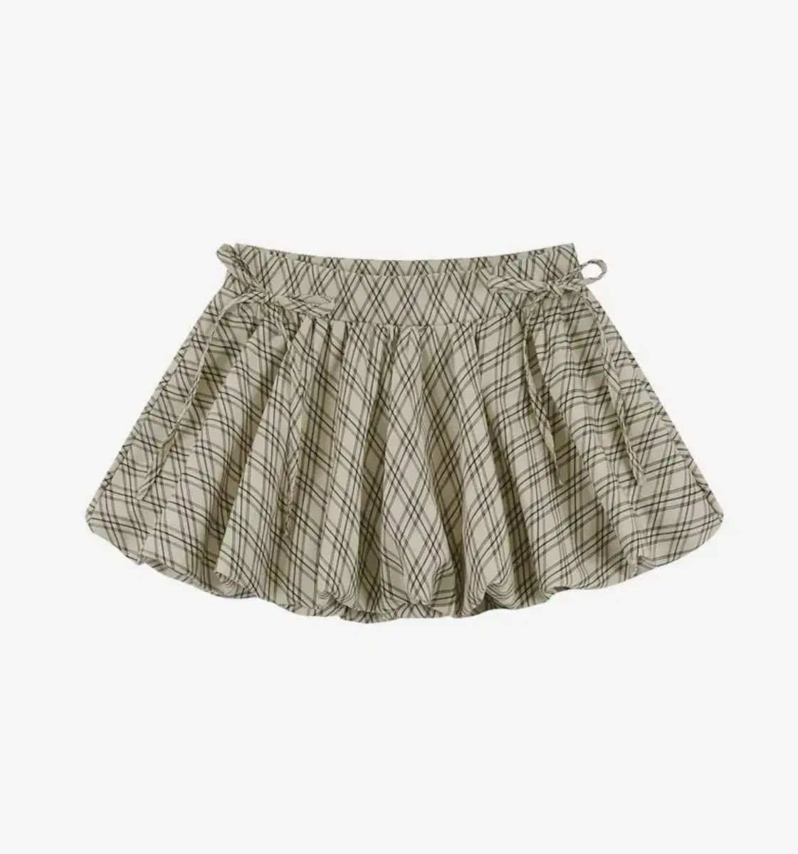 タグ カシコ フェアリー リボン バブル スカート チェック