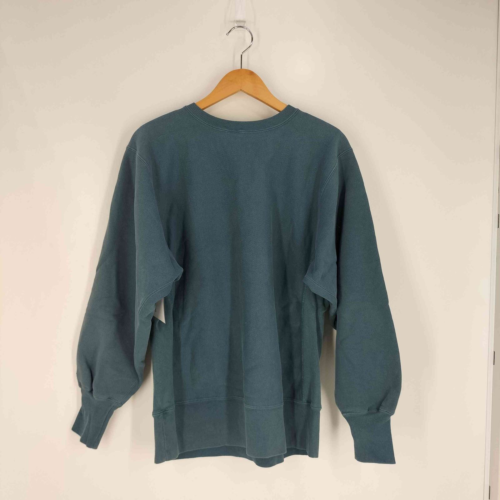 チャンピオン Champion 90S 刺繍タグ REVERSEWEAVE LUTHER ラバープリント クルーネックスウェット メンズ import L