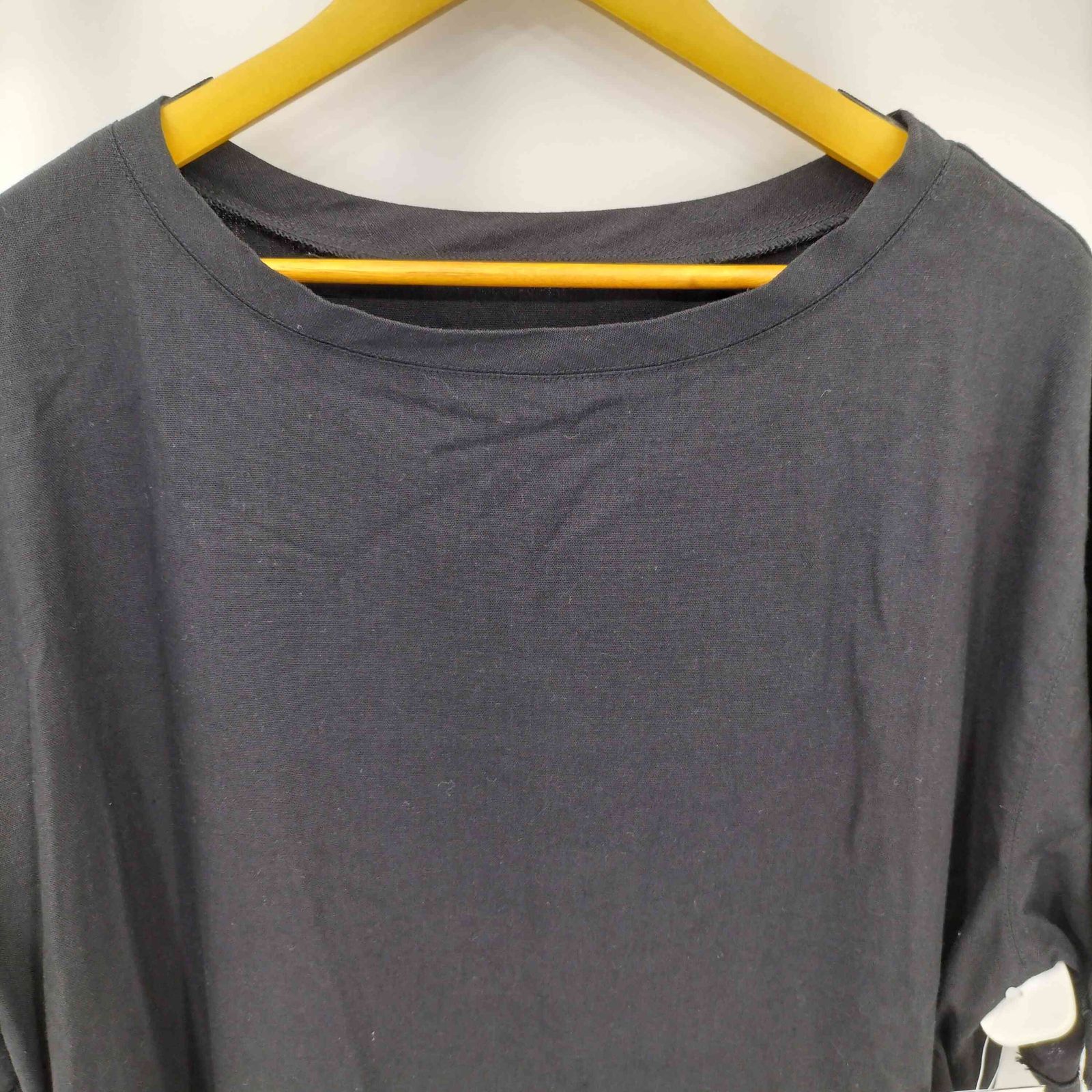 シティショップ CITYSHOP BIO WASH DRESS リネン ボートネック