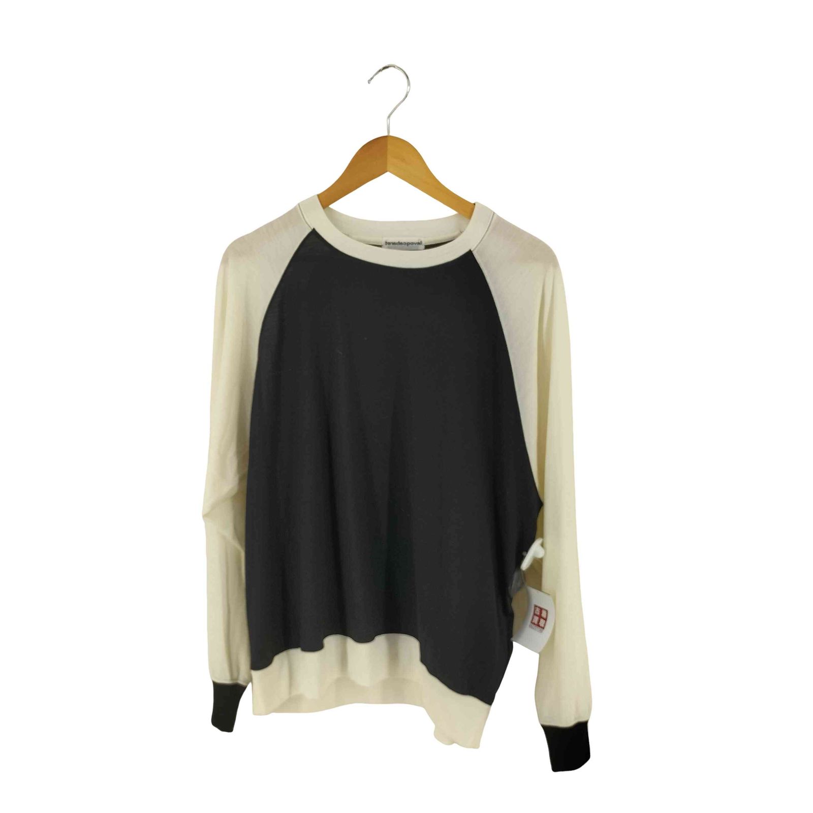ユーズドフルギ 古着 cabaret poval 25AW Merino Wool Raglan Top レディース JPN L