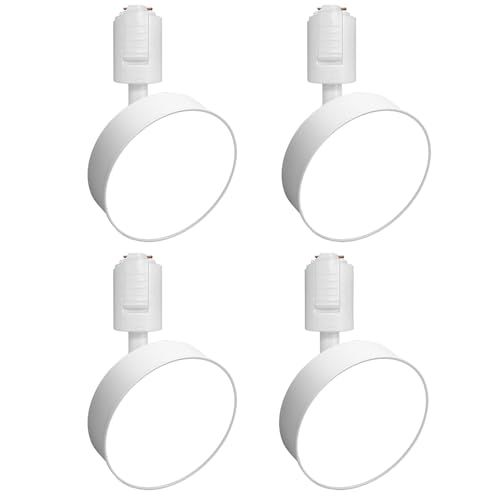 SPAHER ダクトレール用スポットライト 照明 LED 120W相当 取付け簡単 角度調節 電球付き 照明器具 植物育成ライト 明るい おしゃれ 天井 玄関 インテリア 12W ホワイト 昼白色 4個セット fc4fbd03