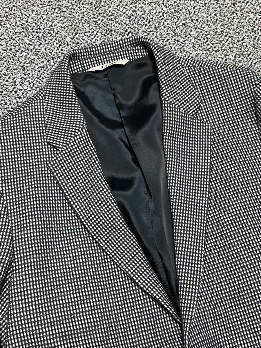 タイムオム 最新バージョン 2025 ハウンドトゥース チェック パータン ブレーザー ジャケット