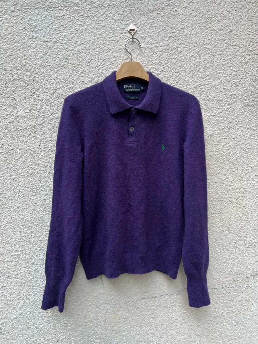 ポロラルフローレン ラムウール ニット パープル