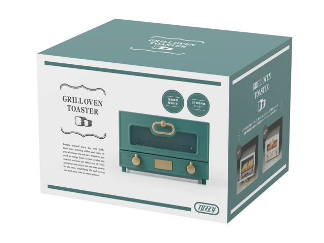 Toffy ショップ グリルトースター スレートグリーン ○ TOFFY グリル