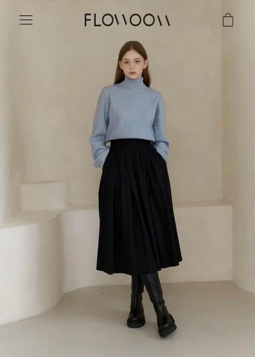 12 8万円 FLOWOOM フローム バッグ リボン ニット back