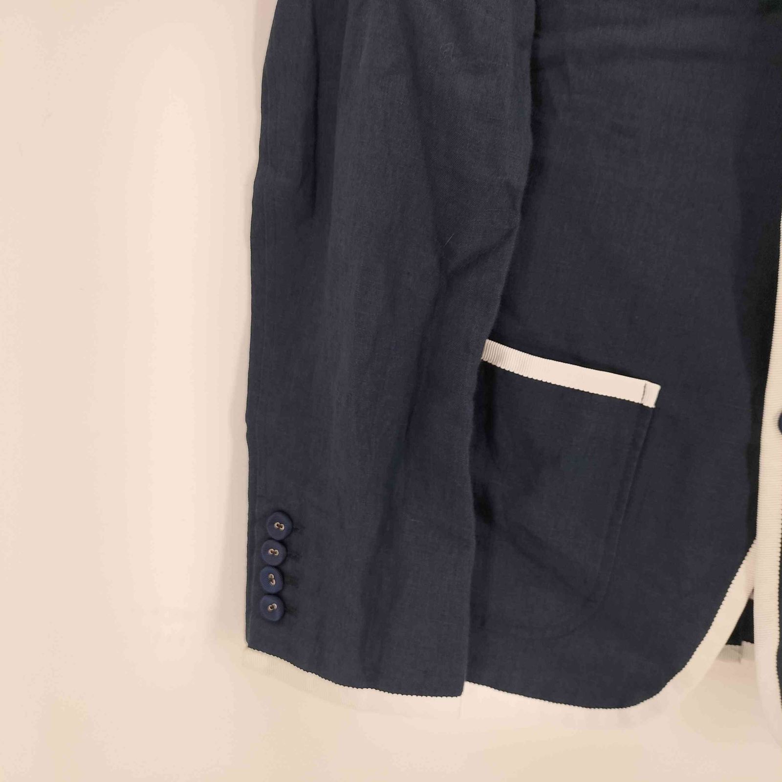 トムブラウン THOM BROWNE リネン テーラードジャケット メンズ 0 KANDAIZUMI_COM