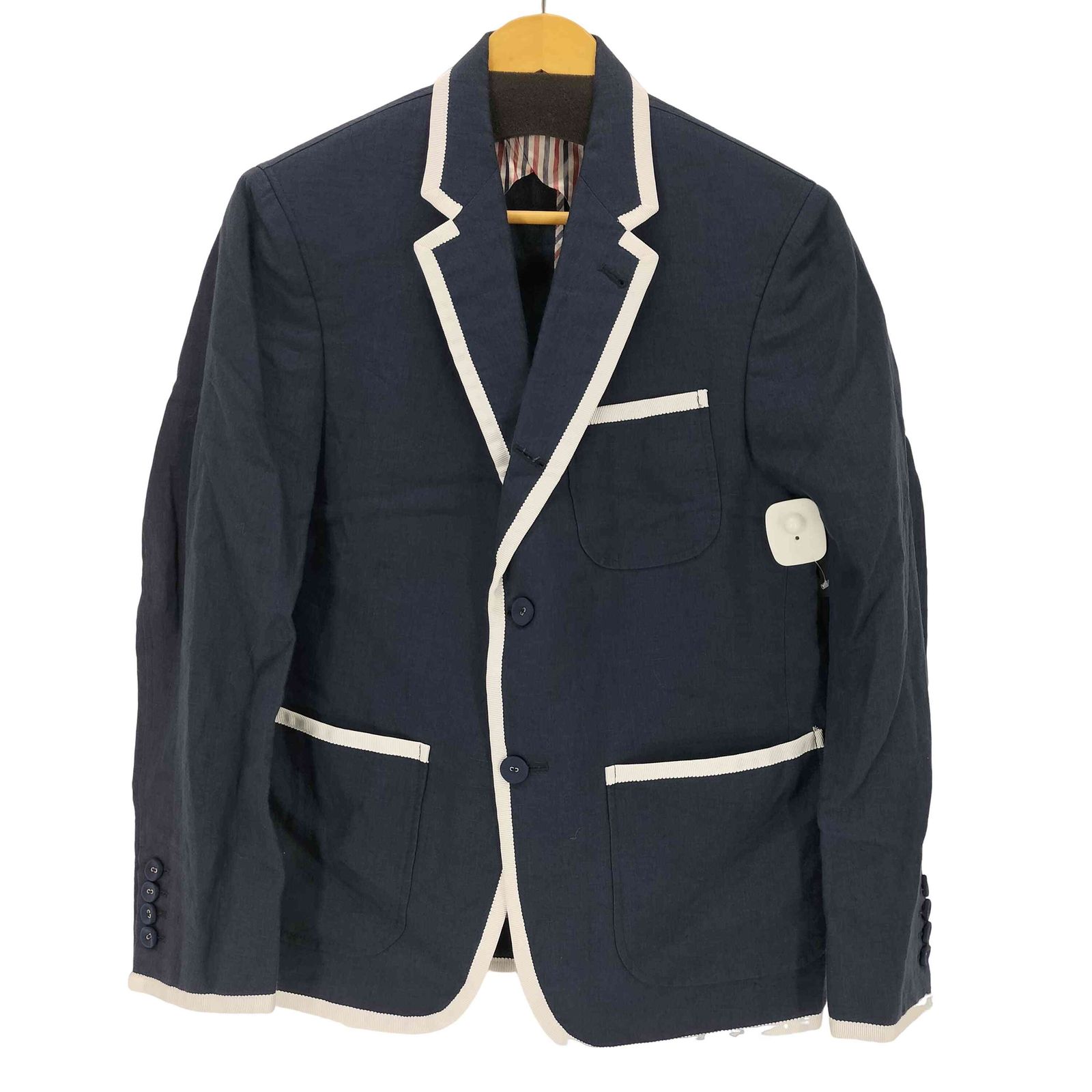 トムブラウン THOM BROWNE リネン テーラードジャケット メンズ 0