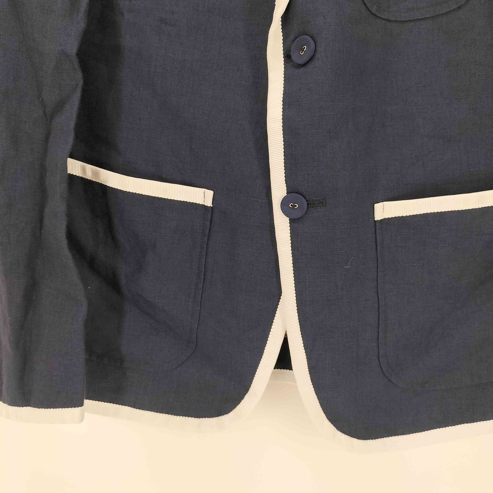 リネン テーラードジャケット