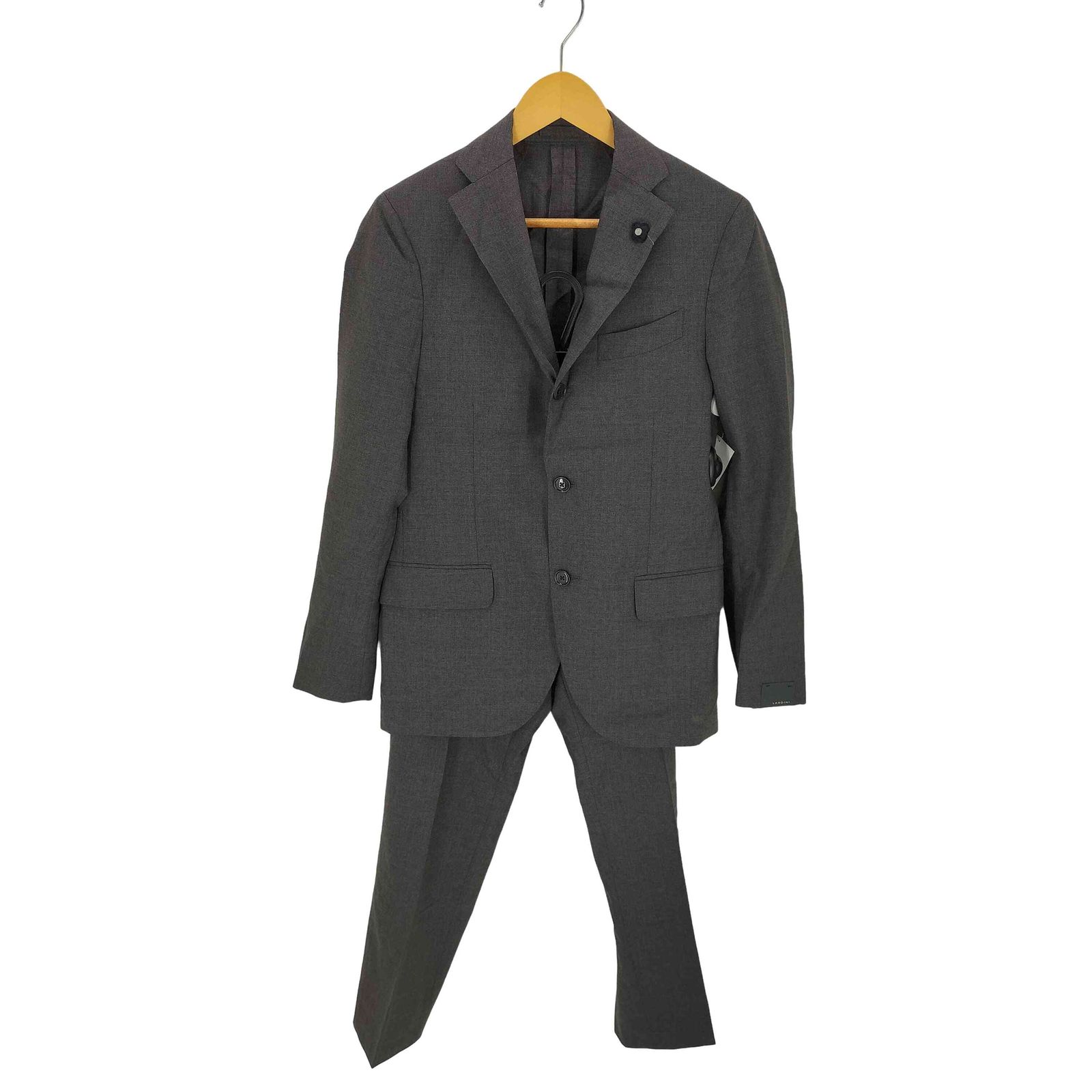 ラルディー二 LARDINI 段返り3Bテーラードジャケット-スラックスパンツ メンズ 44