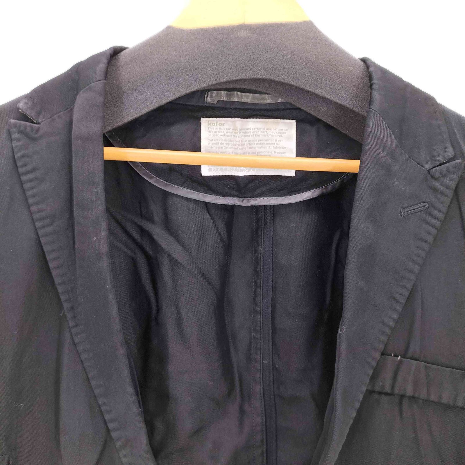 kolor / Perpetual グレー チェック柄 セットアップ kolor PERPETUAL