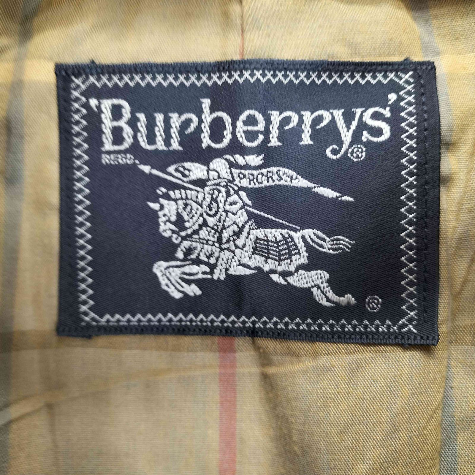 BURBERRYS 裏地チェックステン