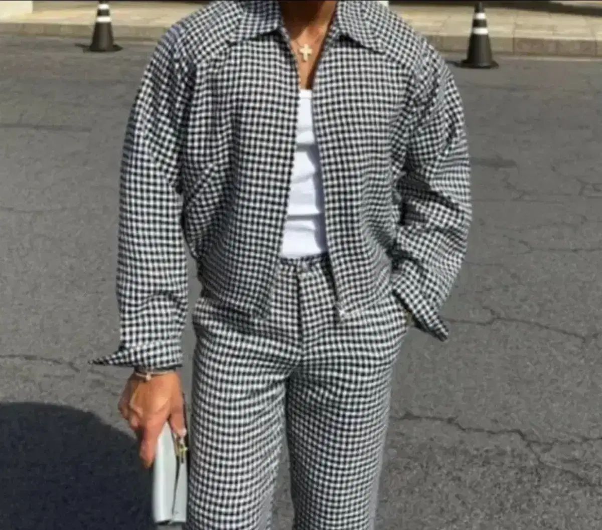 VOLANTE ハウンドトゥース スーツ セットアップ 1サイズ