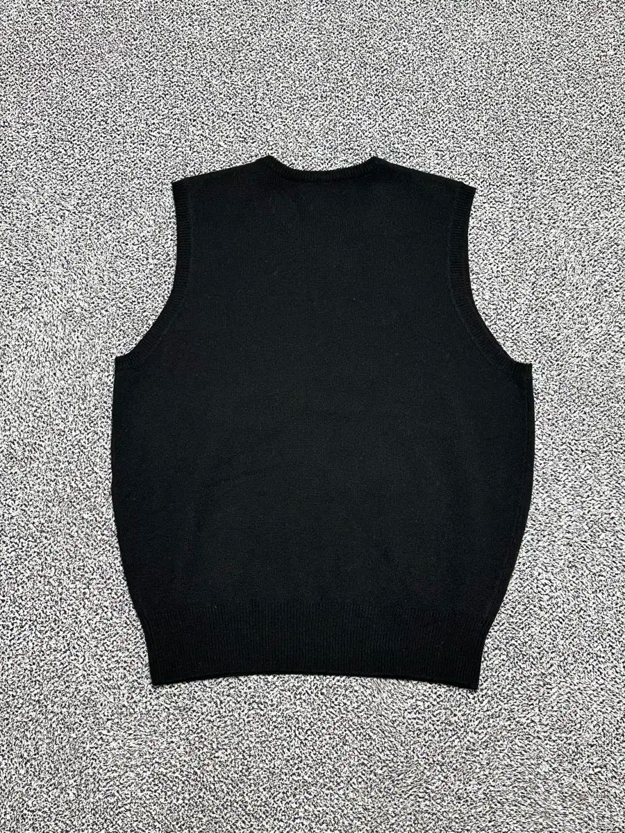  ポロ 黒色 ニット ウール ベスト ベスト トップス