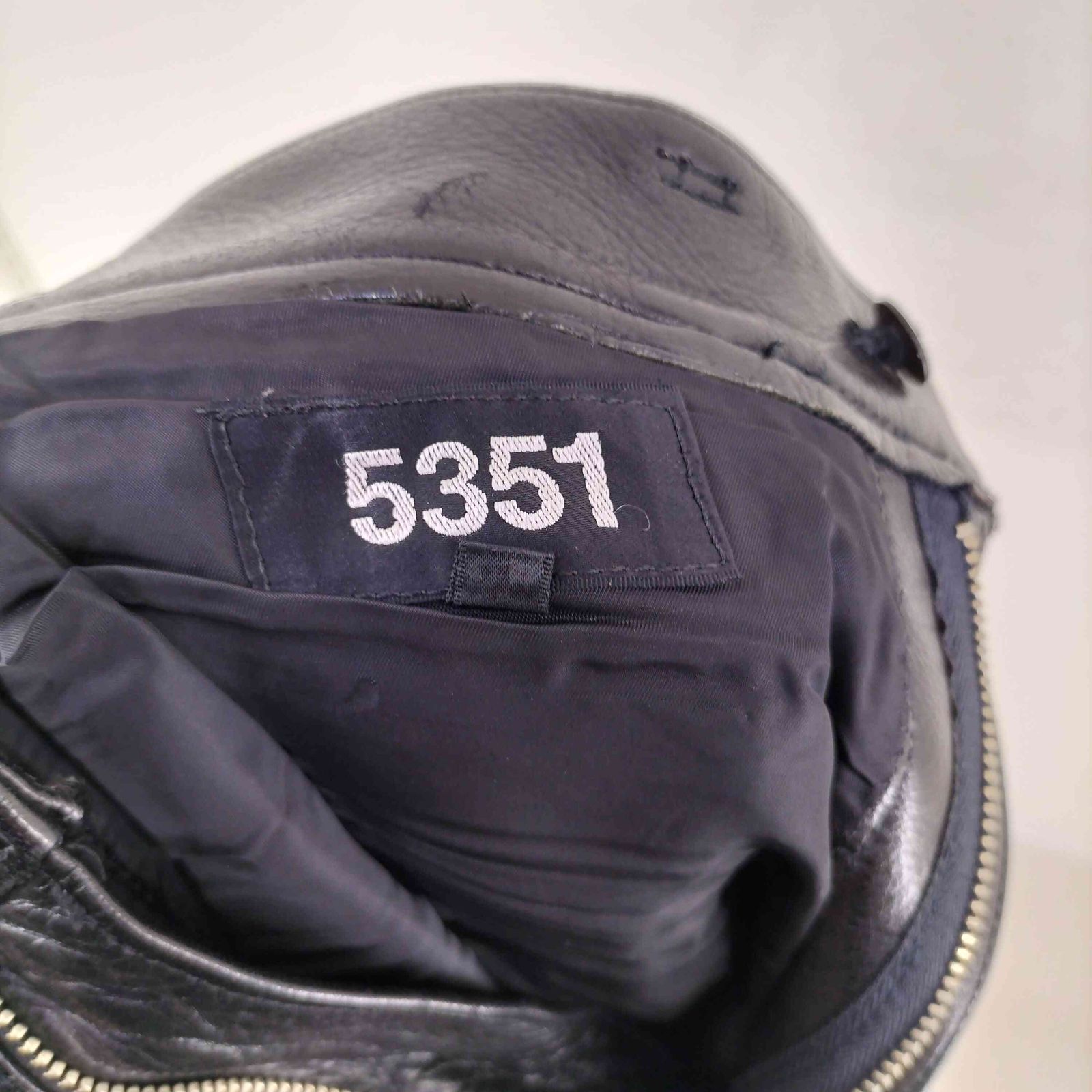 ユーズドフルギ 古着 5351 レザー パンツ メンズ JPN 2 WWW_SMP1DAWEKUDUS_SCH_ID