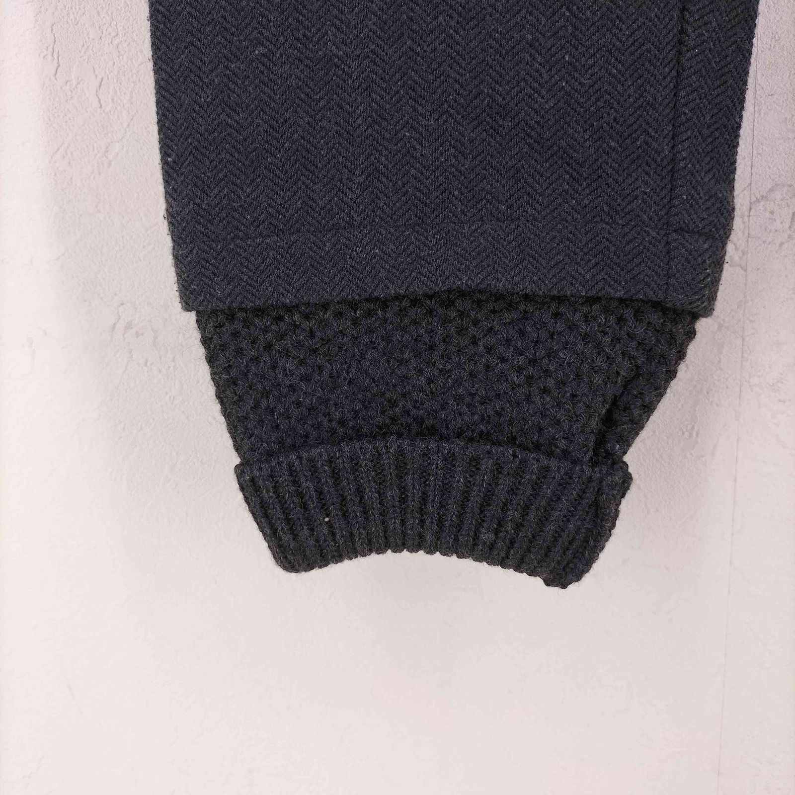 エンポリオアルマーニ EMPORIO ARMANI ニット 切替 ヘリンボーン パンツ レディース 表記無 DECORATOM_COM_BR