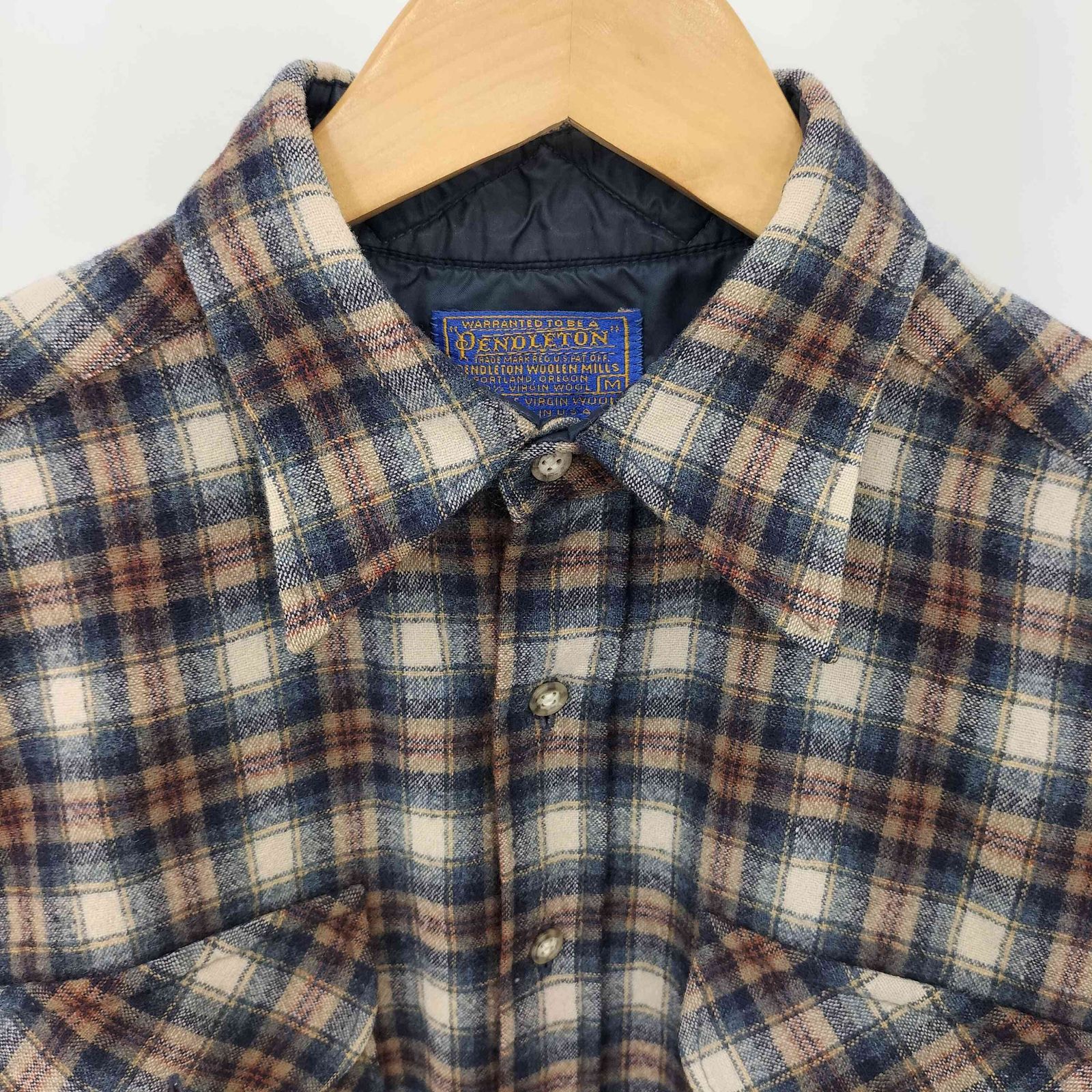 XL pendleton ウール ボードシャツ チェック USA製 ビンテージ XL ペン