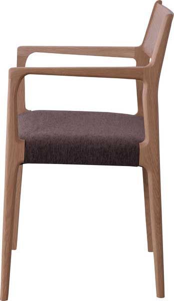 ダイニングチェア アームチェア W50.5×D48×H78×SH44cm No.122 オーク MARWIL-DEMENAGEMENTS_CH