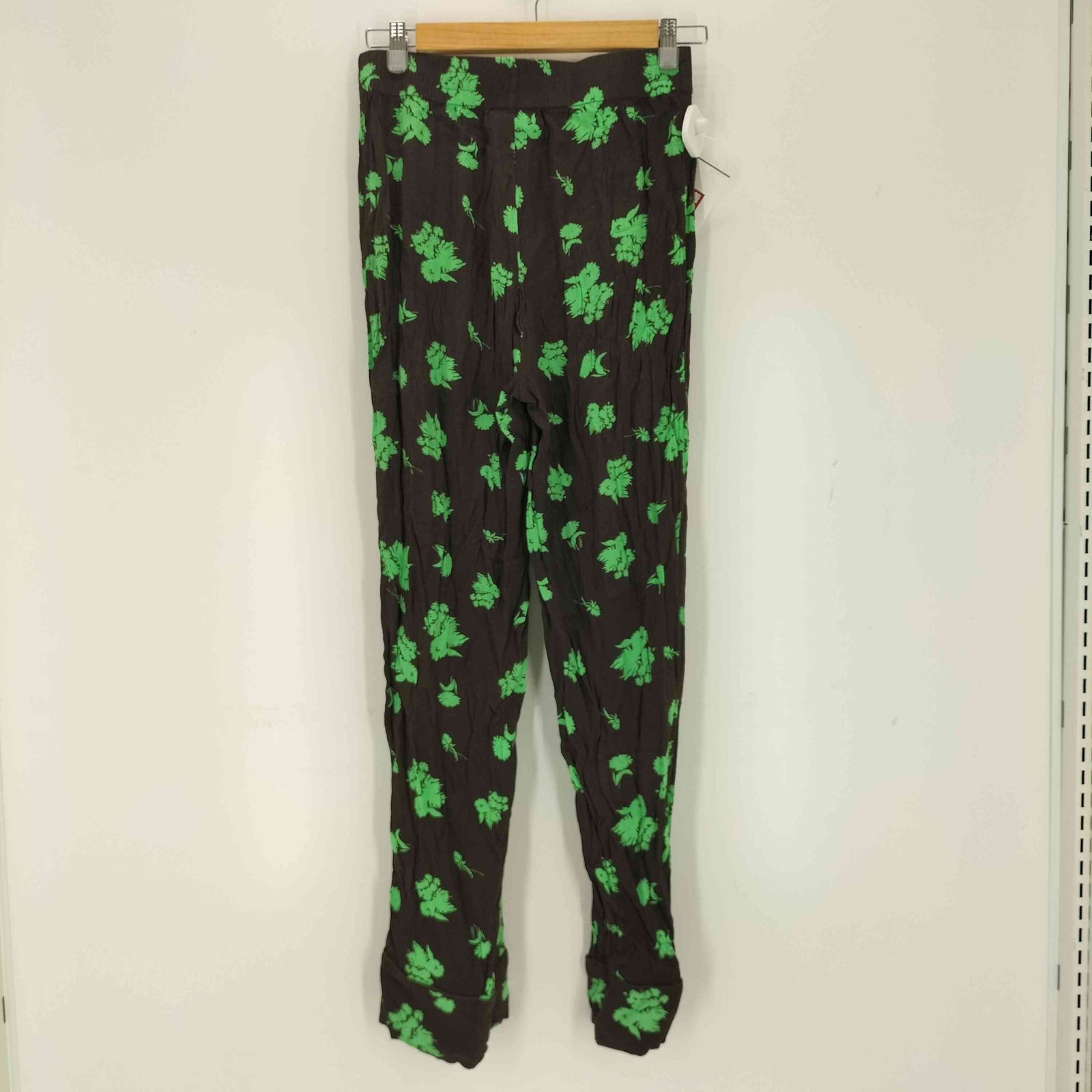 ガニー Ganni フラワーモチーフパンツMaterial レディース 34