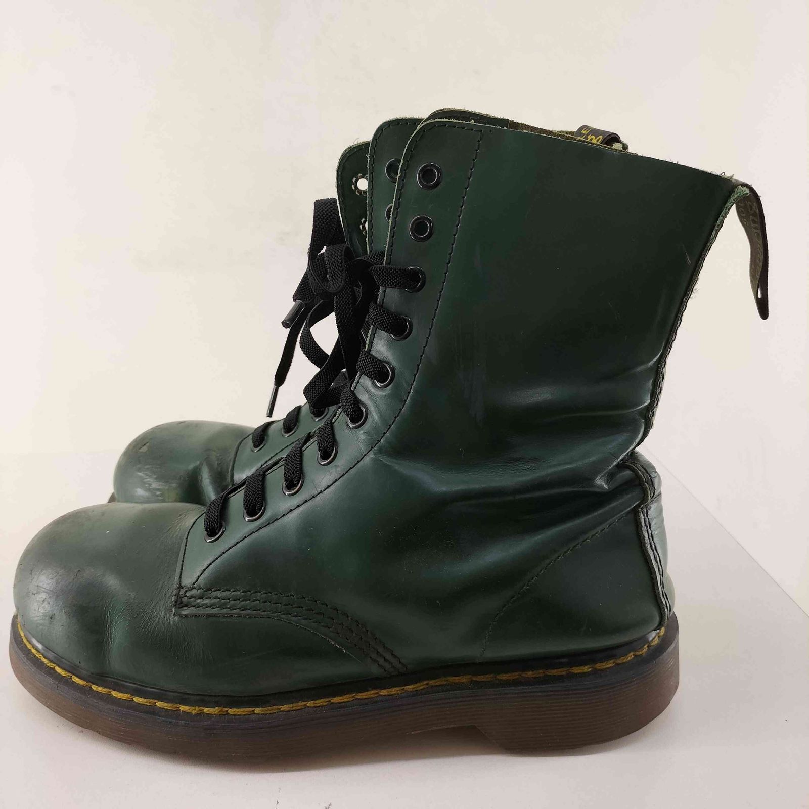 ドクターマーチン Dr.Martens イングランド製 スチールトゥ 10ホール ブーツ レディース 表記無