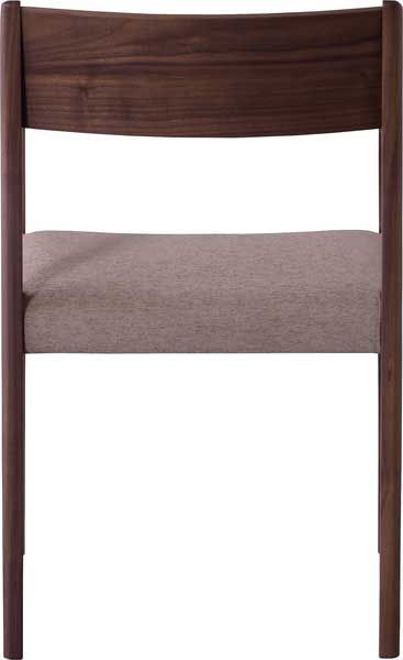 ダイニングチェア アームチェア W50.5×D48×H78×SH44cm No.122 ウォルナット