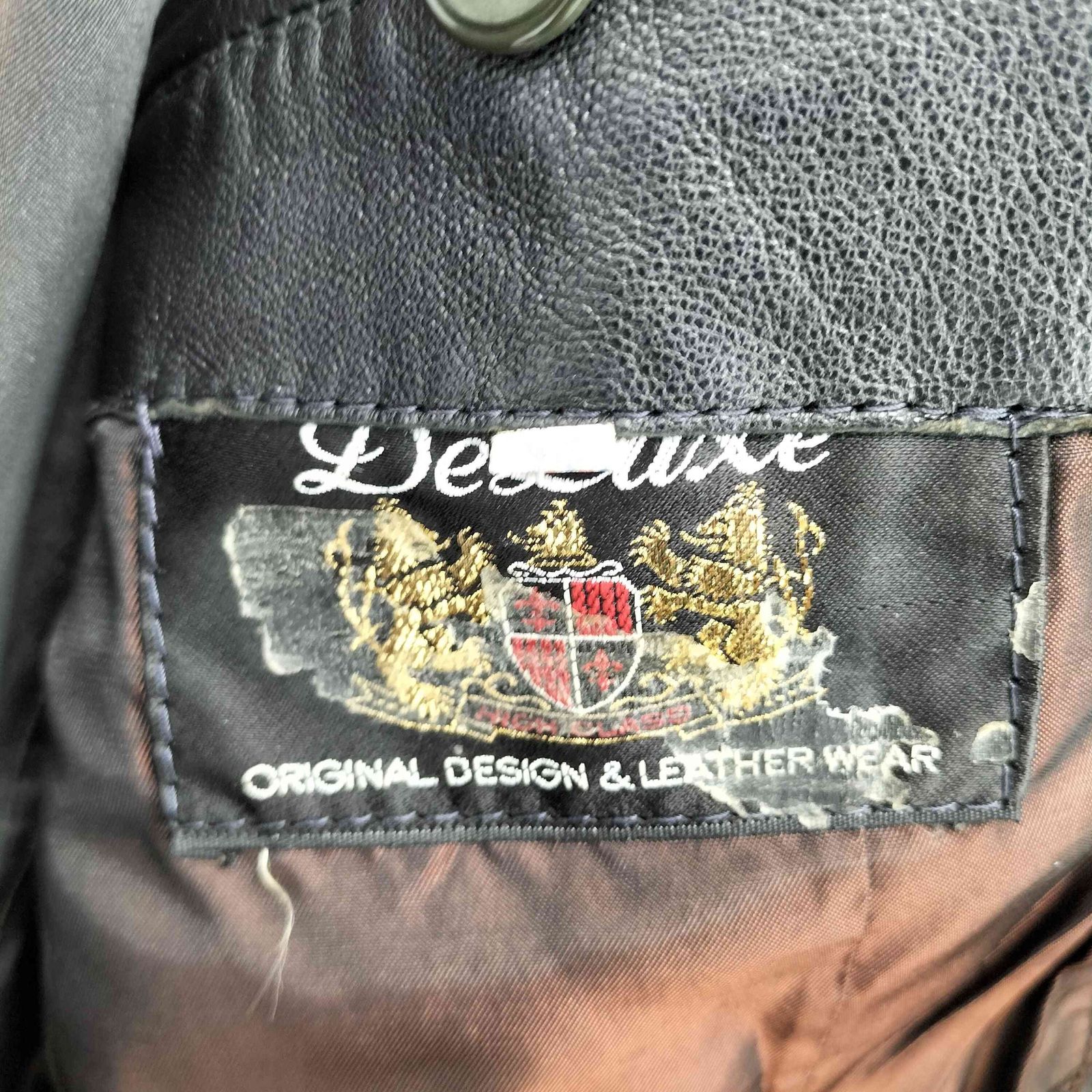 DELUXE CLOTHING レザーテーラードジャケット メンズ JPN 4 KANDAIZUMI_COM