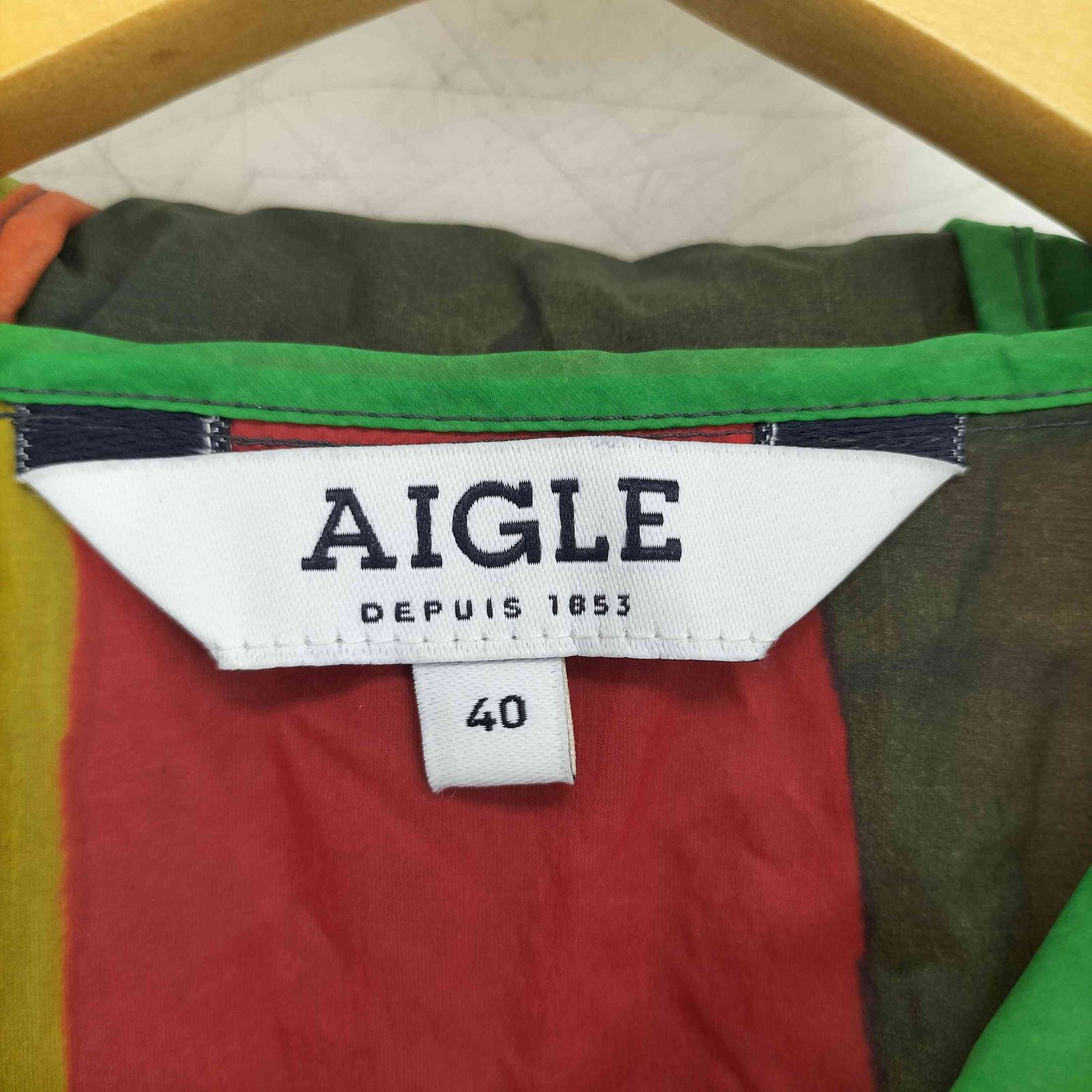 エーグル AIGLE 撥水 ELG ブルーミング ショートパーカ レディース FR 40 GULLKHAN_COM