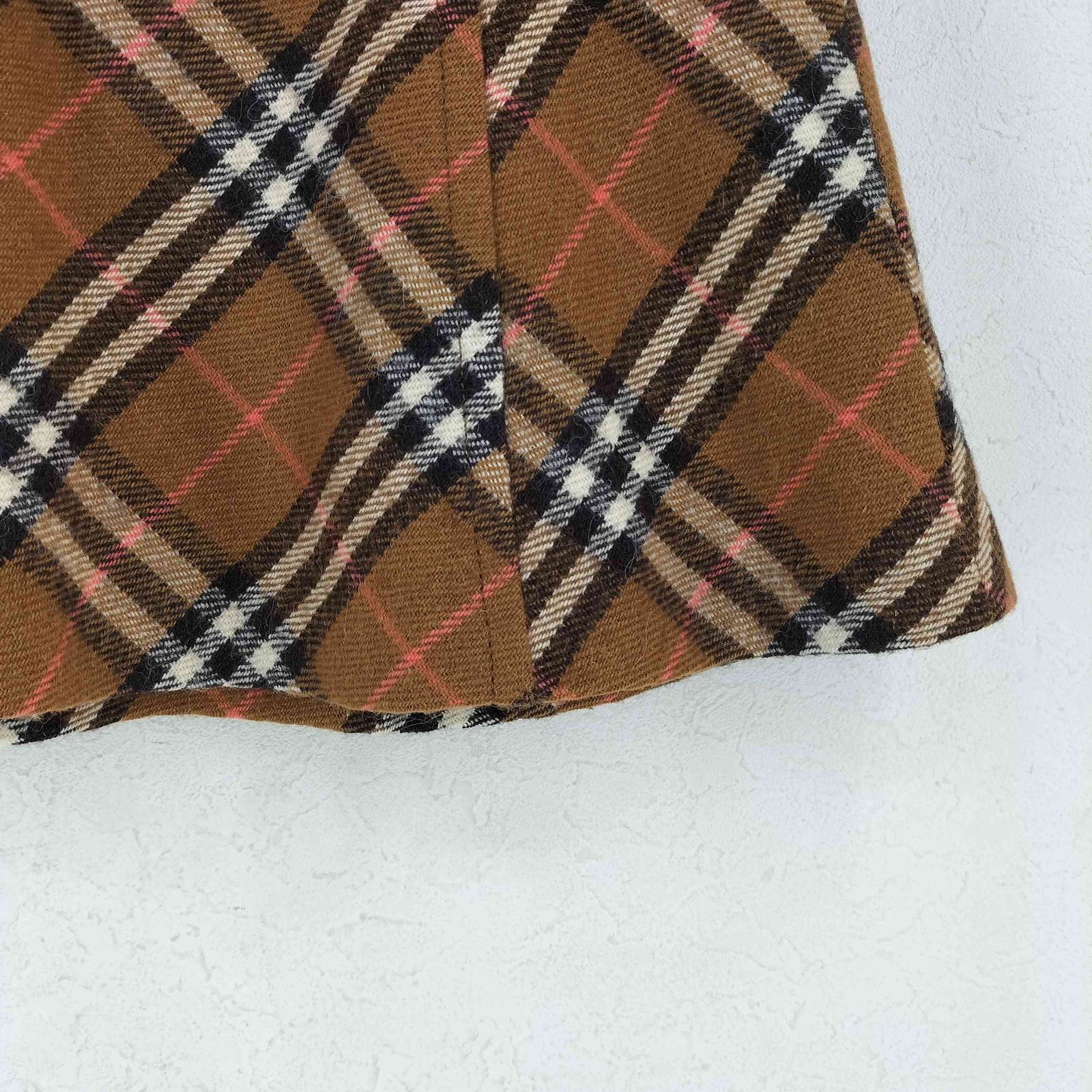 バーバリーブルーレーベル BURBERRY BLUE LABEL ノバチェック ウール スカート レディース FR 36 GULLKHAN_COM