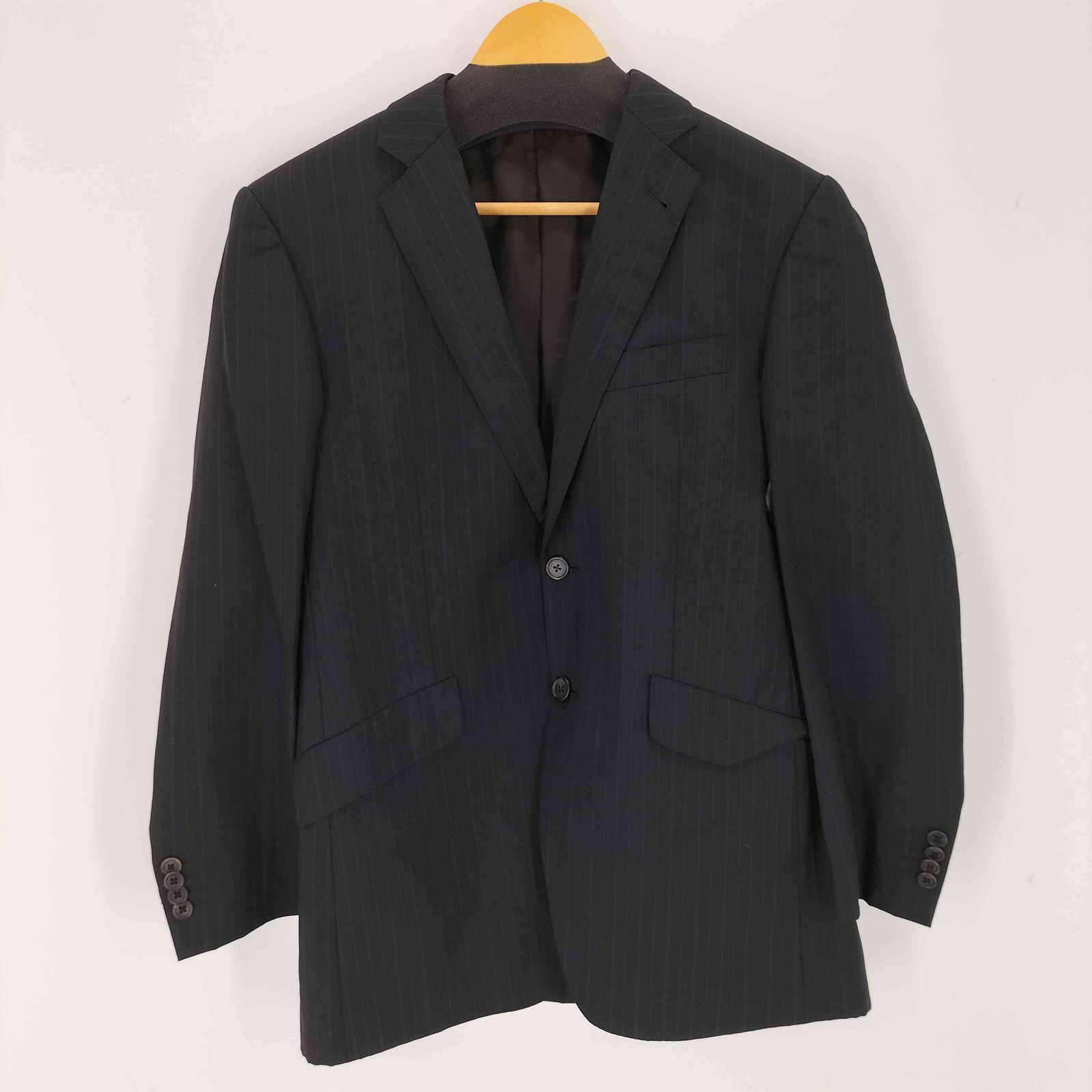 ポールスミス Paul Smith Ermenegildo Zegna生地 ストライプテーラードジャケット-スラックスパンツ メンズ 96 84 170