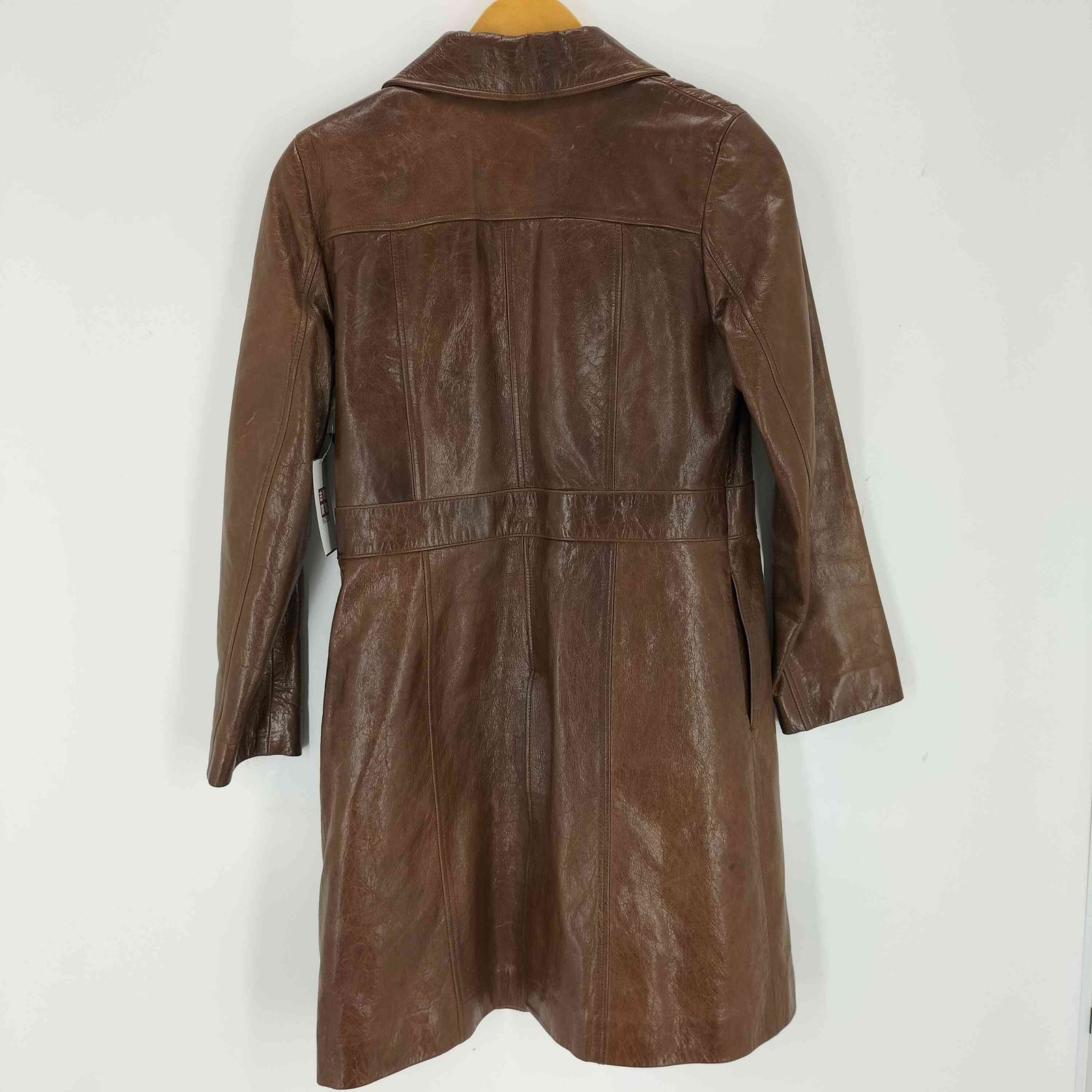 ユーズドフルギ 古着 S.AURORA レザーコート レディース 38