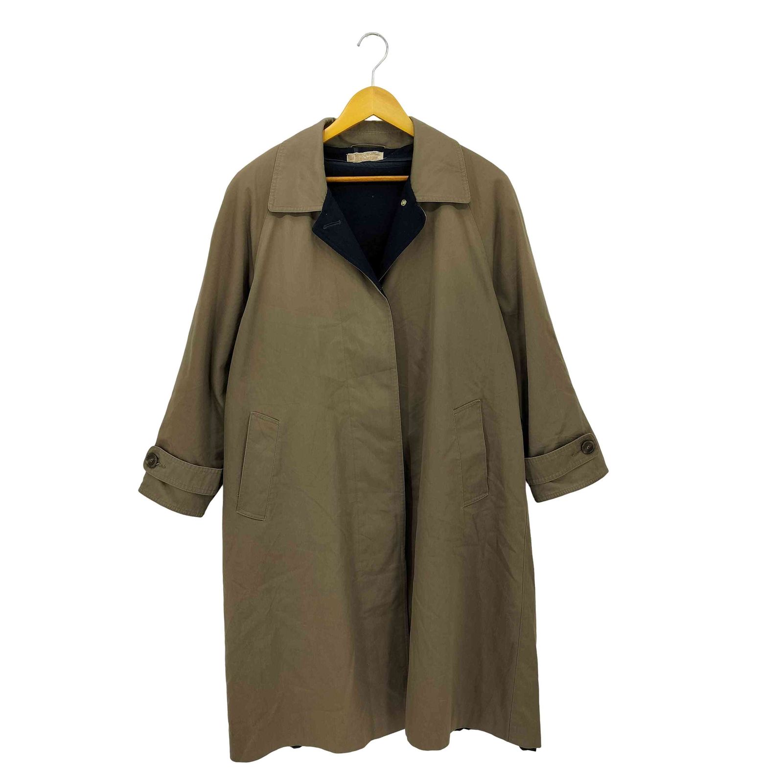 ユーズドフルギ 古着 80s 韓国製 ライナー付き ステン コート メンズ 表記無