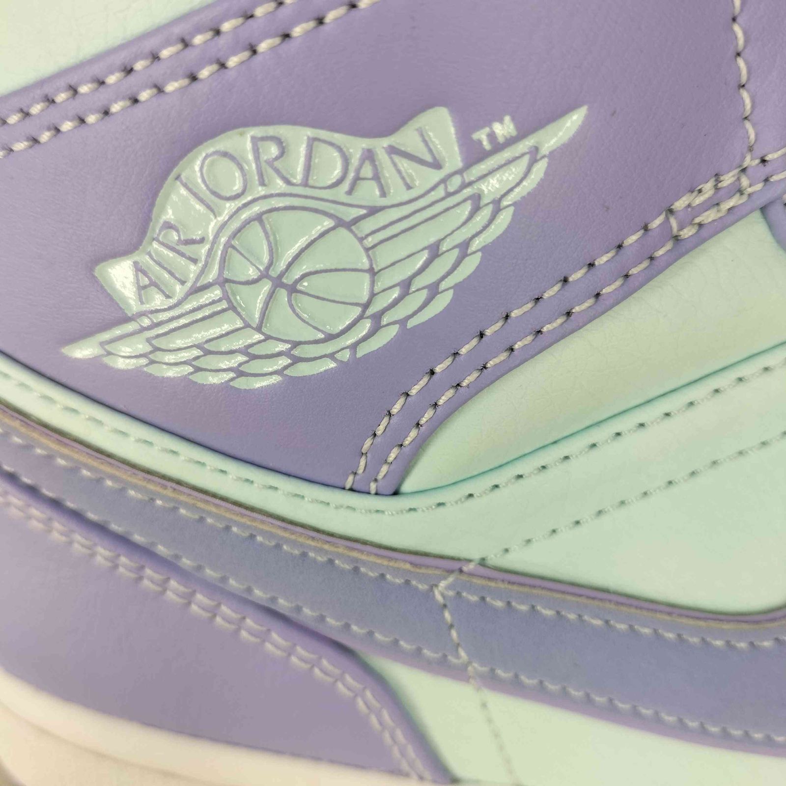  ジョーダンブランド JORDAN BRAND Air 1 Mid Purple Aqua メンズ JPN 28.5 スニーカー 靴