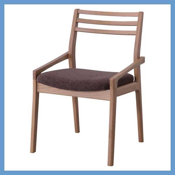 ２脚セット ダイニングチェア W50×D51×H76.5×SH43cm No.123 オーク