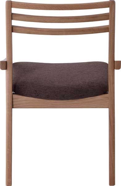 2脚セット ダイニングチェア W50×D51×H76.5×SH43cm No.123 オーク