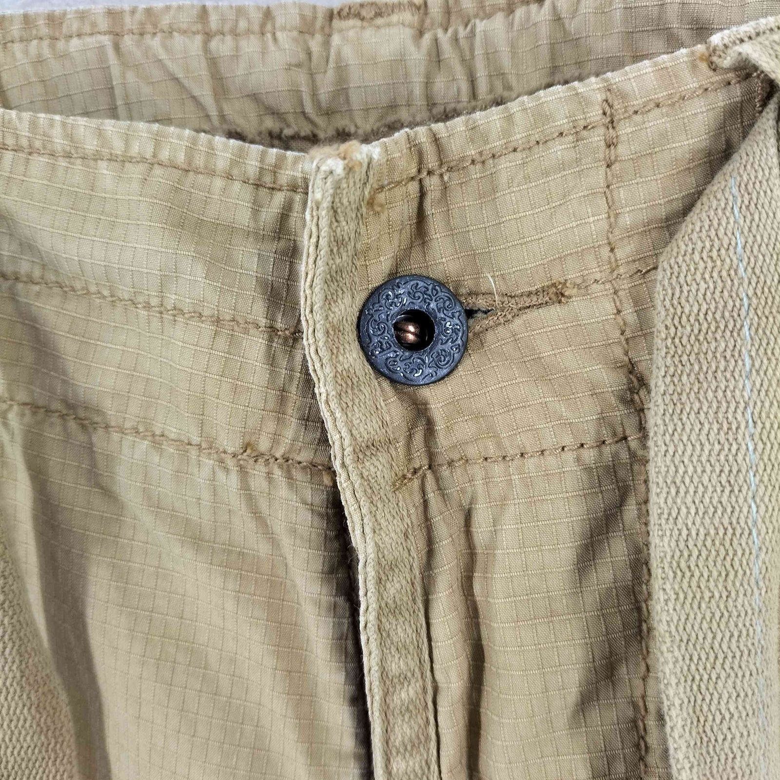 POLO JEANS COMPANY RALPH LAUREN(ポロジーンズカンパニーラルフローレン) 90-00S ダブルニー リップストップ パラシュート カーゴパンツ メンズ  30【中古】【ブランド古着バズストア】 ポロジーンズカンパニーラルフローレン POLO JEANS COMPANY RALPH