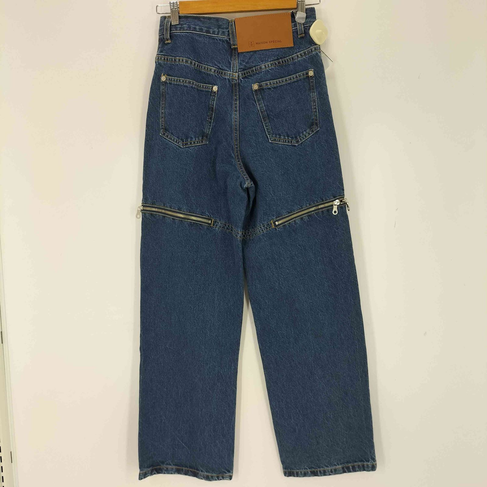 メゾン MAISON SPECIAL Side Slash Denim Pants レディース JPN 36