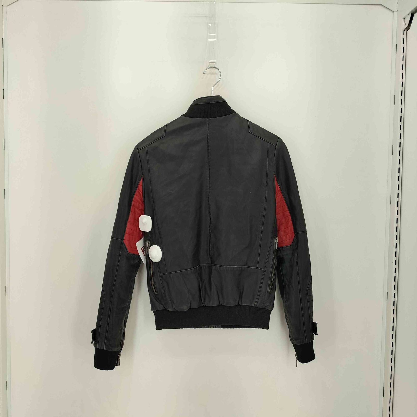 ユーズドフルギ 古着 SURFACE TO AIR × Kid Cudi ジッパーディティール スタンド バイ ライダースジャケット Street メンズ XS