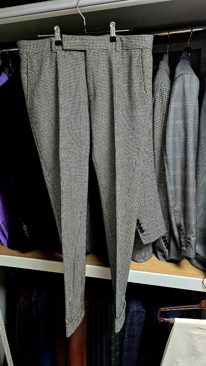 名作 トムフォード ハウンドトゥースチェック トラウザー パンツ スラックス