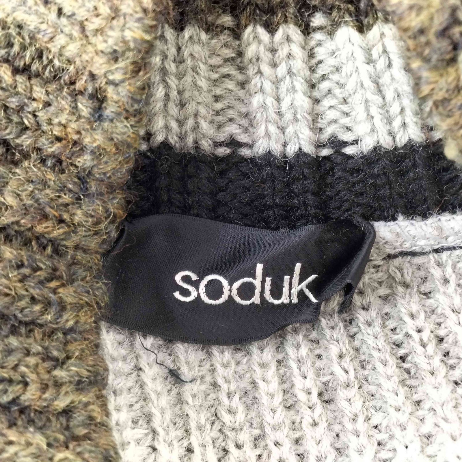  スドーク soduk 23 SS up side down knit top レディース 表記無 長袖 ニット セーター