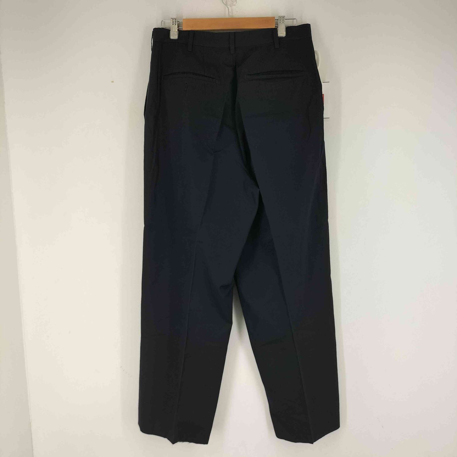 ワイズフォーメン Ys for men 90 S 100番台 ウールギャバ 2タック センタープレスワイドスラックス メンズ JPN 4