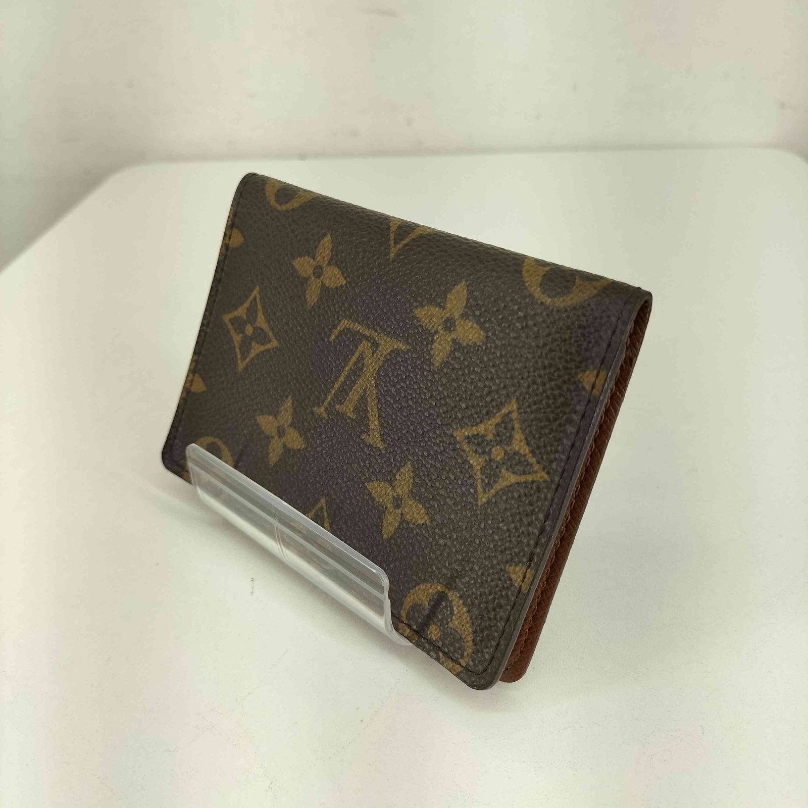 ルイヴィトン LOUIS VUITTON 2003年製 ポルト2カルトヴェルティカル モノグラム パスケース レディース 表記無