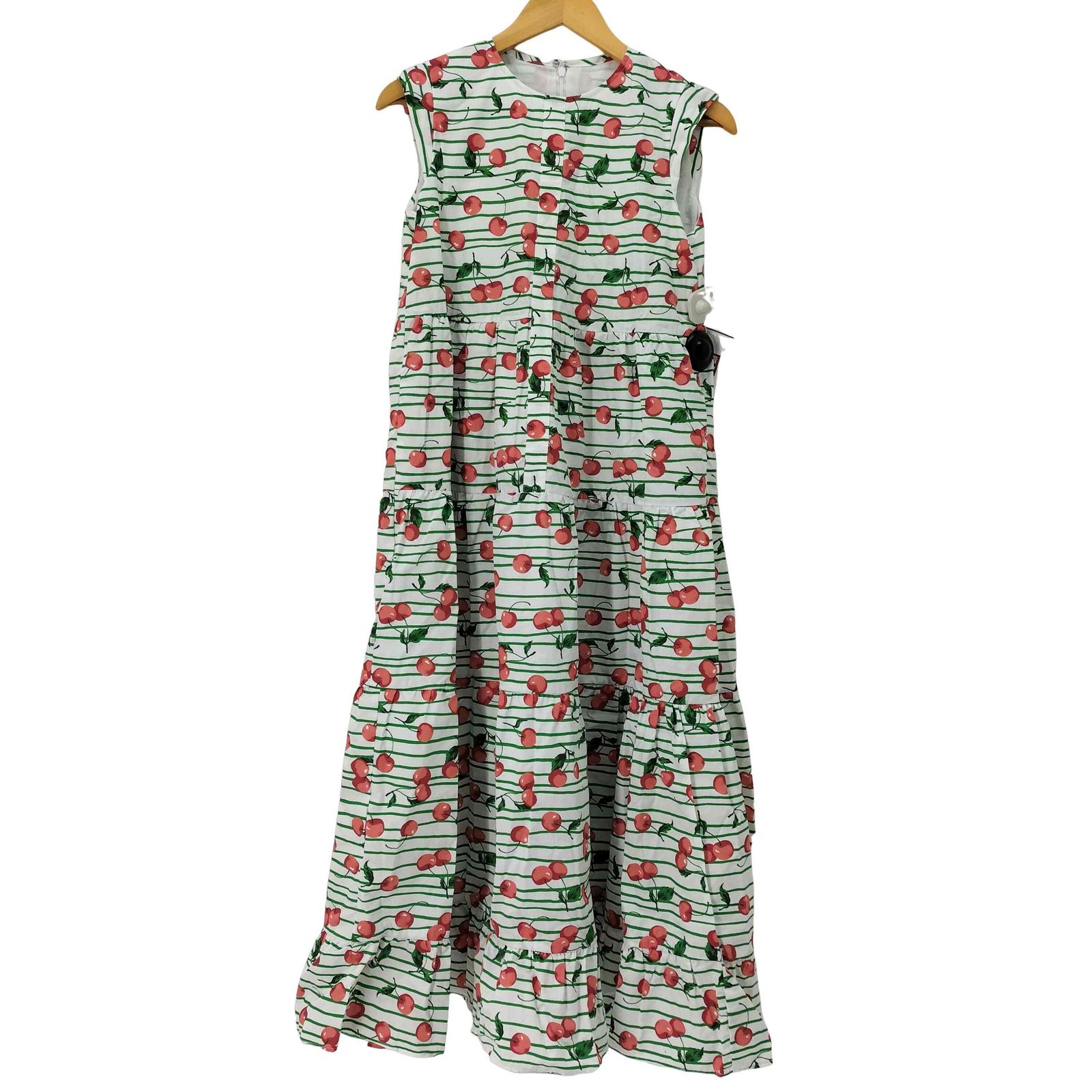 ユーズドフルギ 古着 OBLI チェリー サクランボ ティアード ワンピース レディース JPN 1