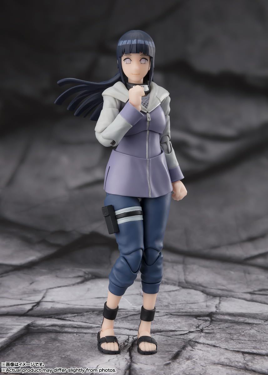 TAMASHII NATIONS S.H.フィギュアーツ NARUTO-ナルト- 疾風伝 日向ヒナタ -気高き白き双眸- 約135mm PVC-ABS製 塗装済み可動フィギュア