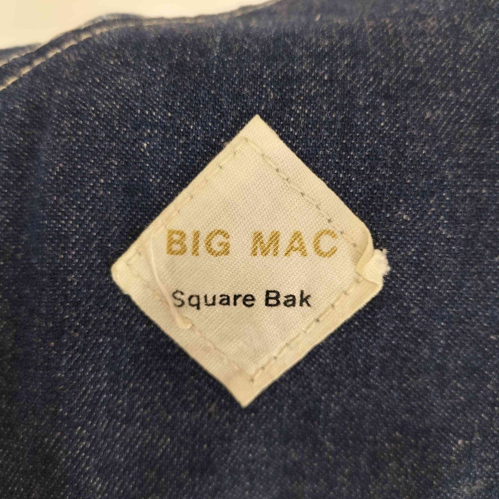  ビッグマック BIG MAC 70 s aquare bak デニムオーバーオール メンズ 表記無 オーバーオール つなぎ パンツ