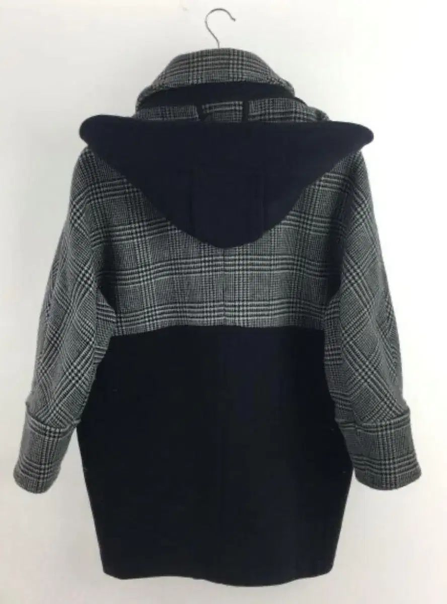 ウール トグルボタン コート ハウンドトゥース Harn Brook