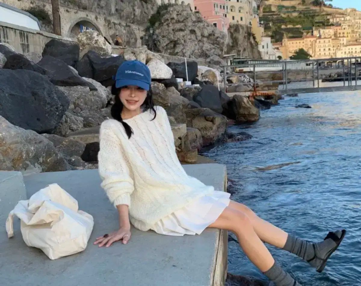 WITHOUTSUMMER シナモン ケーブル ニット アイボリー cinamon cable