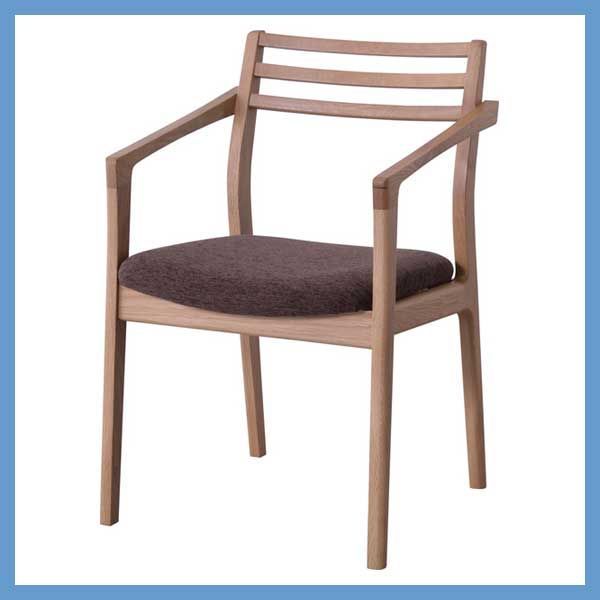 ダイニングチェア アームチェア W50×D51×H76.5×SH43cm No.124 オーク